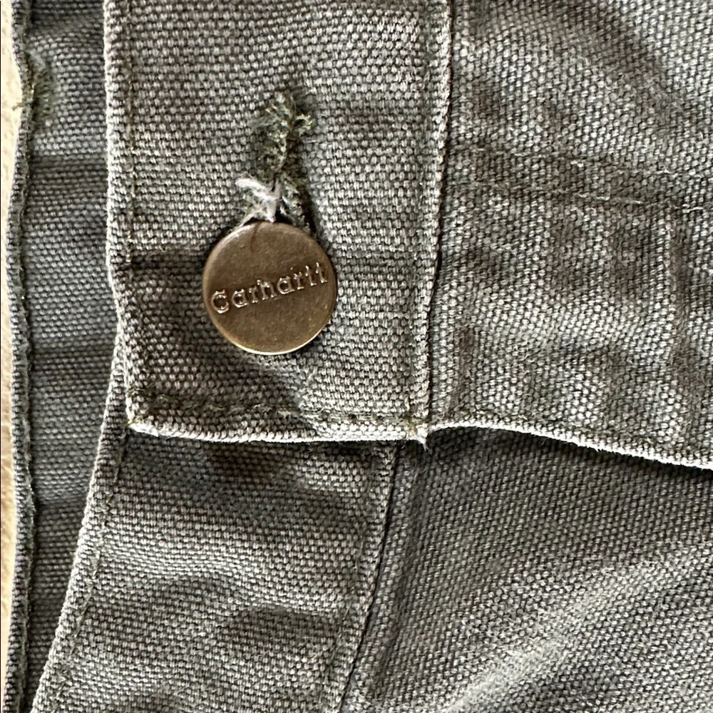 Carhartt Men's Olive Cargo Work Pants 36x34